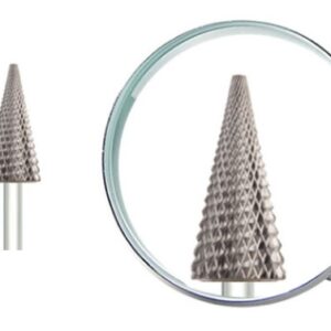 BIT - CARBIDE Cone Silver, Fine, 3/32" Shaft Tornado