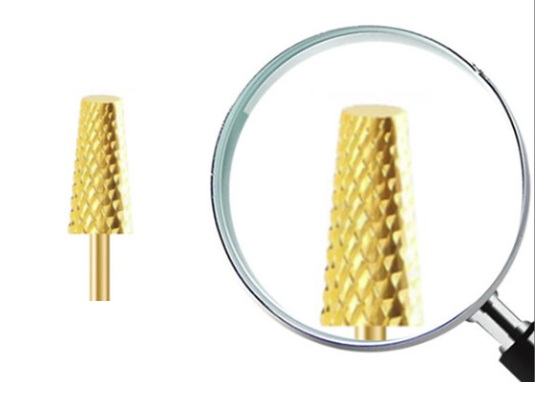 BIT - CARBIDE 3-IN-1 Sharp Edge, 3/32" Shaft - Gold - Tornado