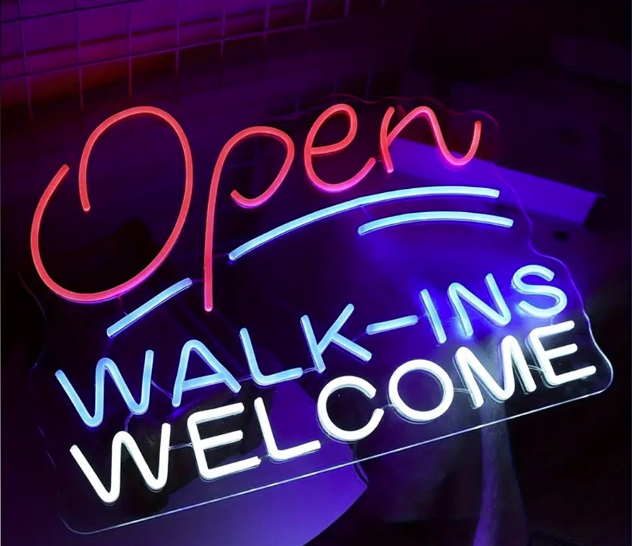 SIGN Led - "Welcome" 12" x 16"