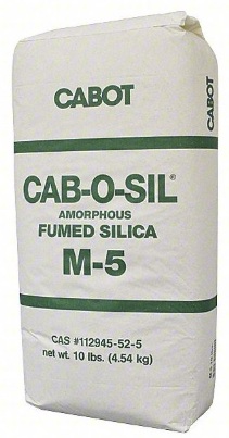 SILICA - Cabot Cab-O-Sil M5 - White, 10 lb (SALES)